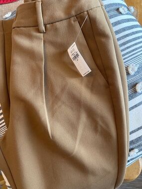 Old Navy Tan High-Waist Trousers